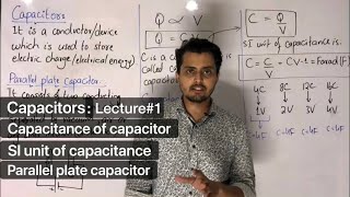 Capacitor  concept of capacitance  Electrostatics  Physics [upl. by Naujyt7]