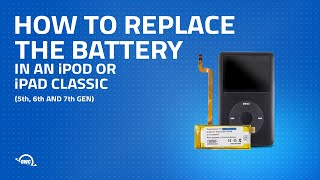 How to Replace the Battery in an iPod or iPod Classic 5th 6th and 7th Gen [upl. by Dynah]