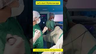 Hysteroscopy procedure before Embryo Transfer in IVF by Dr Rakshita Malik ivfspecialist doctor [upl. by Aikemal810]