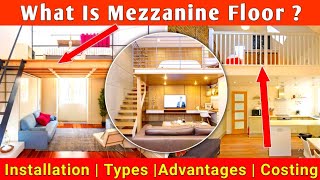 What Is Mezzanine Floor  How To Make Mezzanine Floor  Material  Costing viral trending [upl. by Biddy]