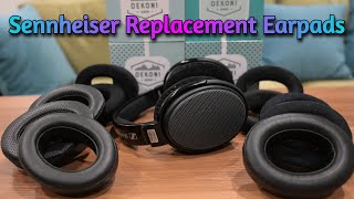 Sennheiser Dekoni Replacement Elite Earpads Comparison  ft HD58x Jubilee [upl. by Lacim]