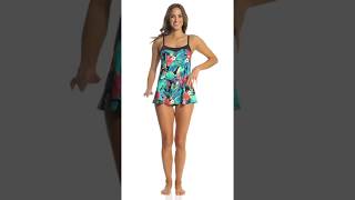 Amoena Palmeira Mastectomy Swimdress  SwimOutletcom [upl. by Aerbas]