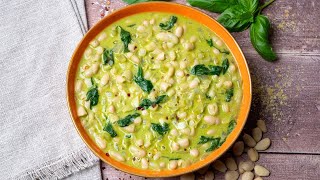 White Bean Pesto Soup [upl. by Annerol]