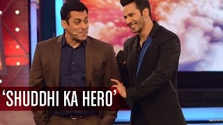 Wow Salman Khan ACKNOWLEDGES Varun Dhawan As Shuddhi Ka Hero  Bollywood Gossip [upl. by Eirrab826]