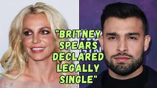 Britney Spears Officially Declared Legally Single After Sam Asghari Divorce [upl. by Ahsoik]