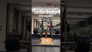 FIRST no handed 585 deadlift [upl. by Barcot208]