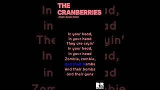 The Cranberries  Zombie  Karaoke Version [upl. by Hughett]