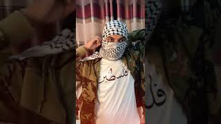 How To Tie Palestine Keffiyeh  Arabic Shemagh  How To Wear [upl. by Cairistiona]