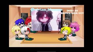 mha react to deku as random gacha tiktok [upl. by Philips]