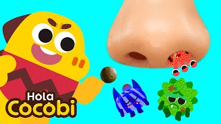 Los Mocos y Gérmenes👃🤧Canciones para Niños  Kids Song  Hola Cocobi [upl. by Ahseikan]