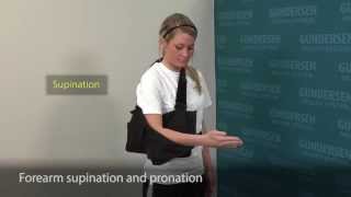 Forearm Supination and Pronation [upl. by Kcirevam]