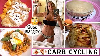 COSA MANGIO IN UN GIORNO 🍝 Nuova Dieta CARB CYCLING  Carlitadolce [upl. by Eddy]