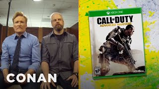 Clueless Gamer Conan Reviews quotCall Of Duty Advanced Warfarequot  CONAN on TBS [upl. by Gerek943]