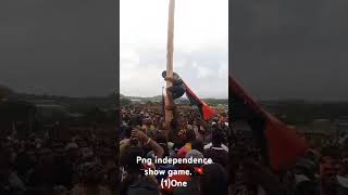 PNG independence show game called grisy poleThese crowd of people trying to get the price of money [upl. by Lenard]