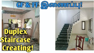 Making of Duplex house  Renovation in thoraipakkam chennai  duplex conversion [upl. by Brotherson]