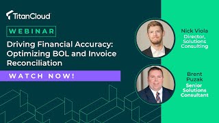 WEBINAR Driving Financial Accuracy Optimizing BOL and Invoice Reconciliation V [upl. by Assirod484]