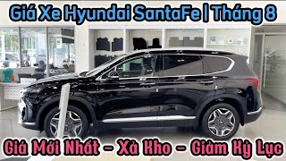 Giá Mới Nhất Xả Kho Giảm Kỷ Lục Giá Xe Hyundai SantaFe Lăn Bánh Tháng 8  Hyundai Trường Chinh [upl. by Biagi]