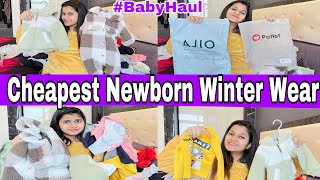 Best Shopping App For Newborn Shopping  AJIO PatPat winter Wear Haul [upl. by Anum575]