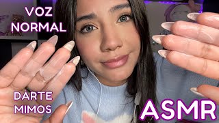 ASMR ESPAÑOL  TU NOVIA te DA MIMITOS en TU CARITA  VOZ NORMAL  Atención personal [upl. by Alexandria492]