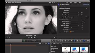 Final Cut Pro X Black amp White [upl. by Laforge]