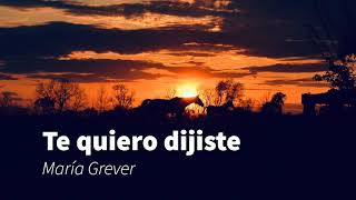 María Grever quotTe Quiero Dijistequot [upl. by Phillip91]