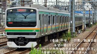 【発車メロディー】茅ヶ崎駅56番線発車メロディー希望の轍 発車メロディー 茅ヶ崎駅 希望の轍 [upl. by Lole91]