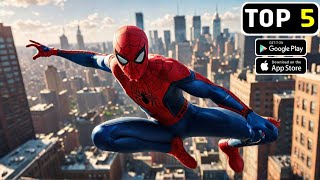 Top Best SPIDERMAN Games For Android 2024 Open World SPIDERMAN Games spiderman spidermangames [upl. by Suirrad628]