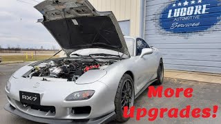 FAST 92mm Intake and Throttle Body install on LS swapped FD RX7 From Lucore Automotive [upl. by Tepper]