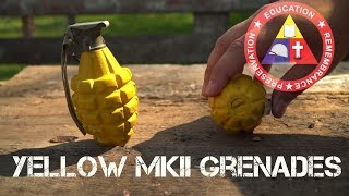 WWII Yellow MKII Hand Grenades [upl. by Gilberto]