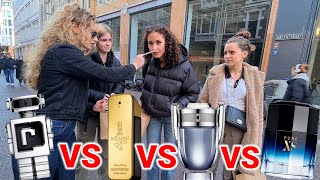 Women React to Paco Rabanne Phantom Invictus 1 Million amp Pure XS 💥 Fragrance Street Reaction [upl. by Jet]