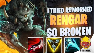 WILD RIFT  I Tried Reworked Rengar And Hes BROKEN  Challenger Rengar Gameplay  Guide amp Build [upl. by Eaj]