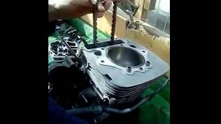 xt600e wiseco piston rebuild [upl. by Aenel727]