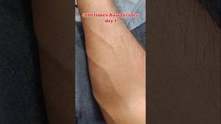 Day 1 of transforming forearms in 30 days fitness motivation transformation challenge [upl. by Miru]