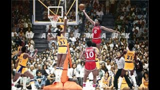 1980 NBA FINALS GAME 2 PHI  LAL [upl. by Nibas403]