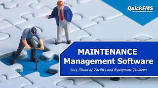 Maintenance Management Software  The Best CMMS System  QuickFMS [upl. by Annaer52]