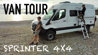 6 VAN TOUR SPRINTER 4X4 GRAND CANYON HYMER [upl. by Fenner301]