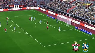 Southampton vs Huddersfield  EFL Championship 2324  Highlights PES 21 [upl. by Ayrb]