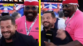 Derek Chisora GATECRASHES Spencer Oliver amp Gives Him A SHOCK During LIVE AJ Dubois Preview 😂 [upl. by Krahling]