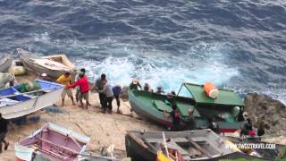 Itbayat Batanes Philippines Local fishermen coming home from sea [upl. by Yerhpmuh]