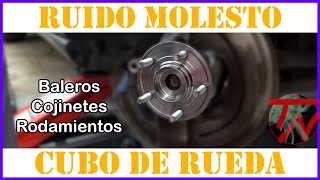 Ruido en la rueda del coche Rodamientos de Rueda  COMO CAMBIAR CUBO DE RUEDA  COJINETE  BALERO 🛠🚗 [upl. by Nojed]