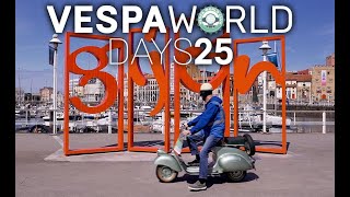 Wellcome to Vespa World Days 2025 in Gijón  SPAIN [upl. by Esiuol139]