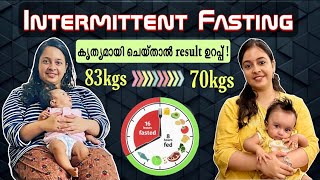 30 Days Intermittent Fasting Results🔥  Weight Loss Without Exercise  Malayalam  Pournami Sreejith [upl. by Eceeryt203]