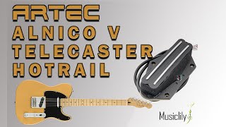 ARTEC ALNICO V TELECASTER HOT RAIL PICKUP [upl. by Dira210]