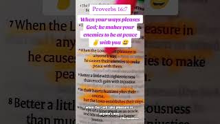 WHEN YOUR WAYS PLEASES GOD youtubeshorts advice christianbible christianliving [upl. by Waligore]