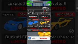 Buying all the Limited Shop Vehicles in Roblox Car Dealership Tycoon 50 mill gone [upl. by Kho]