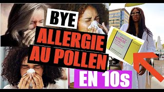 VLOG 1 Comment se débarrasser de lALLERGIE AU POLLEN en 10 secondes Rhume des foins [upl. by Jarid]