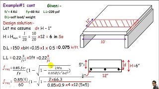 RCD One way slab design  design of a one way RC slab [upl. by Amalberga]