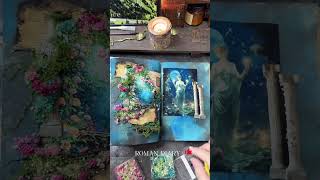 Luminous Goddess asmr tarot diy scrapbookdiy journalingscrapbooking resin resinart fpy [upl. by Dhaf]