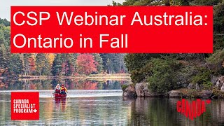 CSP Webinar Australia Ontario in Fall [upl. by Luapnaej]