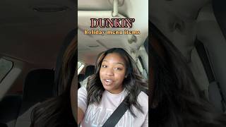 new DUNKIN holiday menu Items so good dunkin youtubeshorts dunkindonuts viralvideo food [upl. by Uriel803]